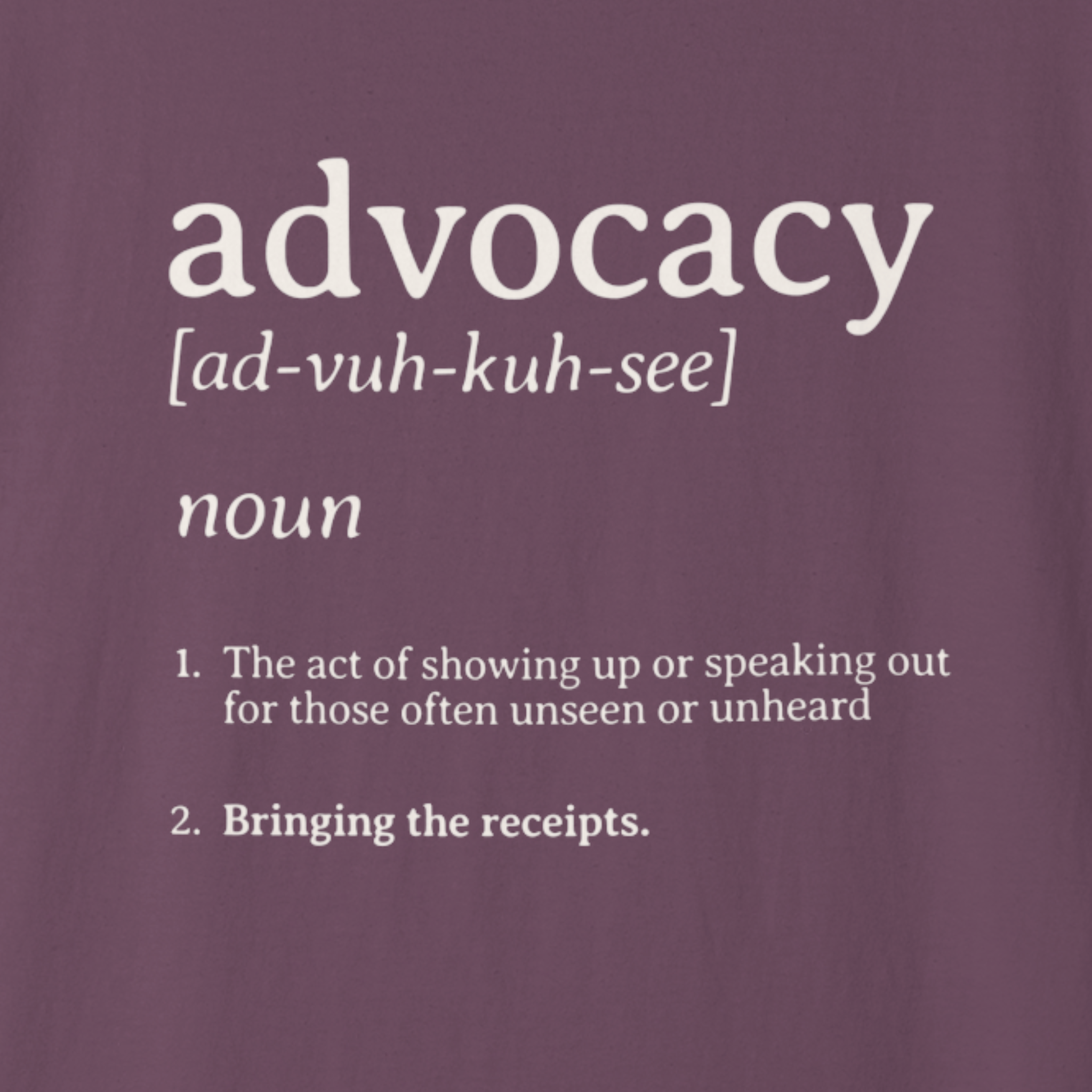Autism T-Shirt By Daily Bloom Advocacy Definition Comfort Colors Tee