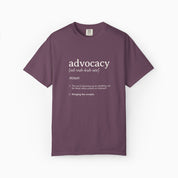 Autism T-Shirt By Daily Bloom Advocacy Definition Comfort Colors Tee Berry / S