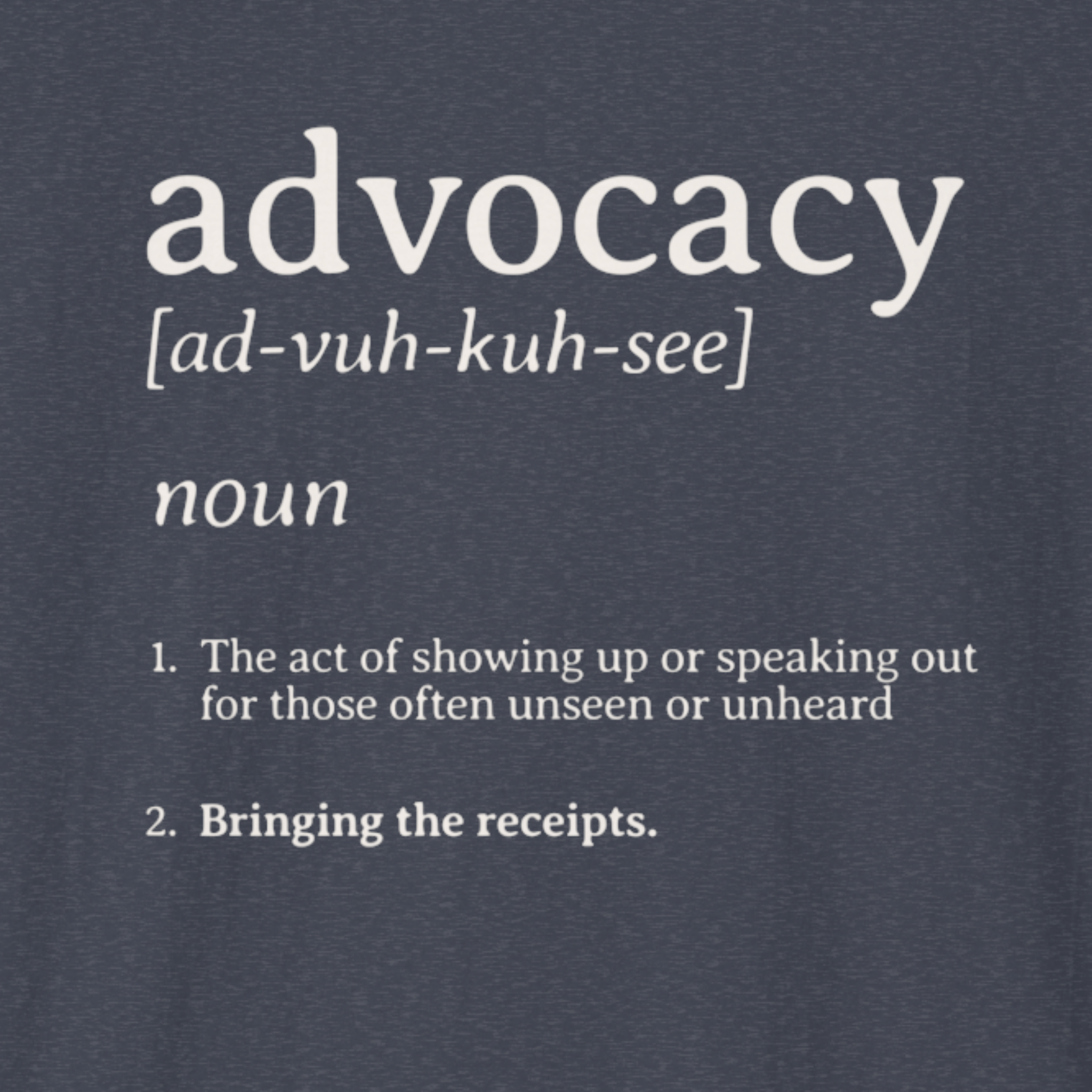 Autism T-Shirt By Daily Bloom Advocacy Definition Tee