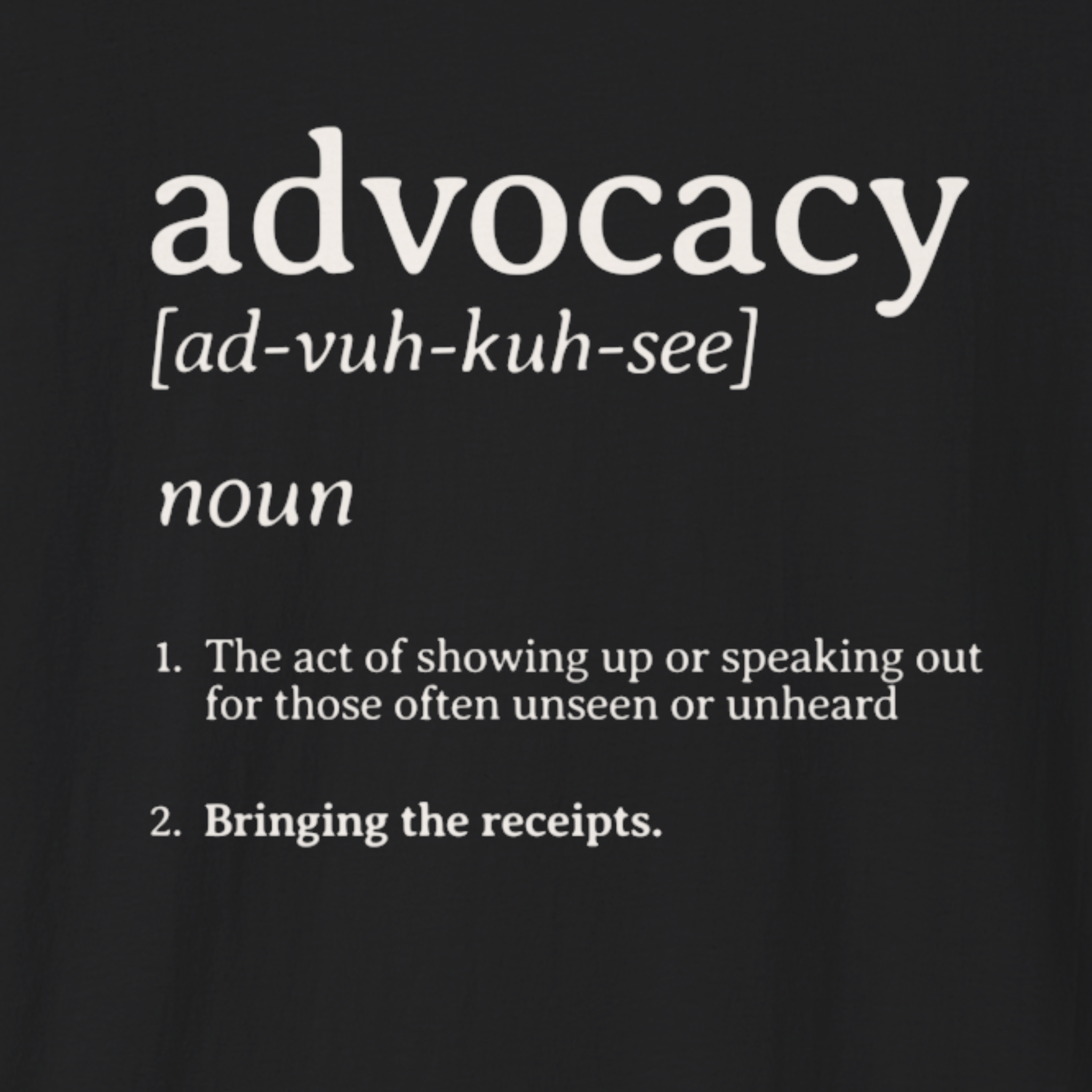 Autism T-Shirt By Daily Bloom Advocacy Definition Tee