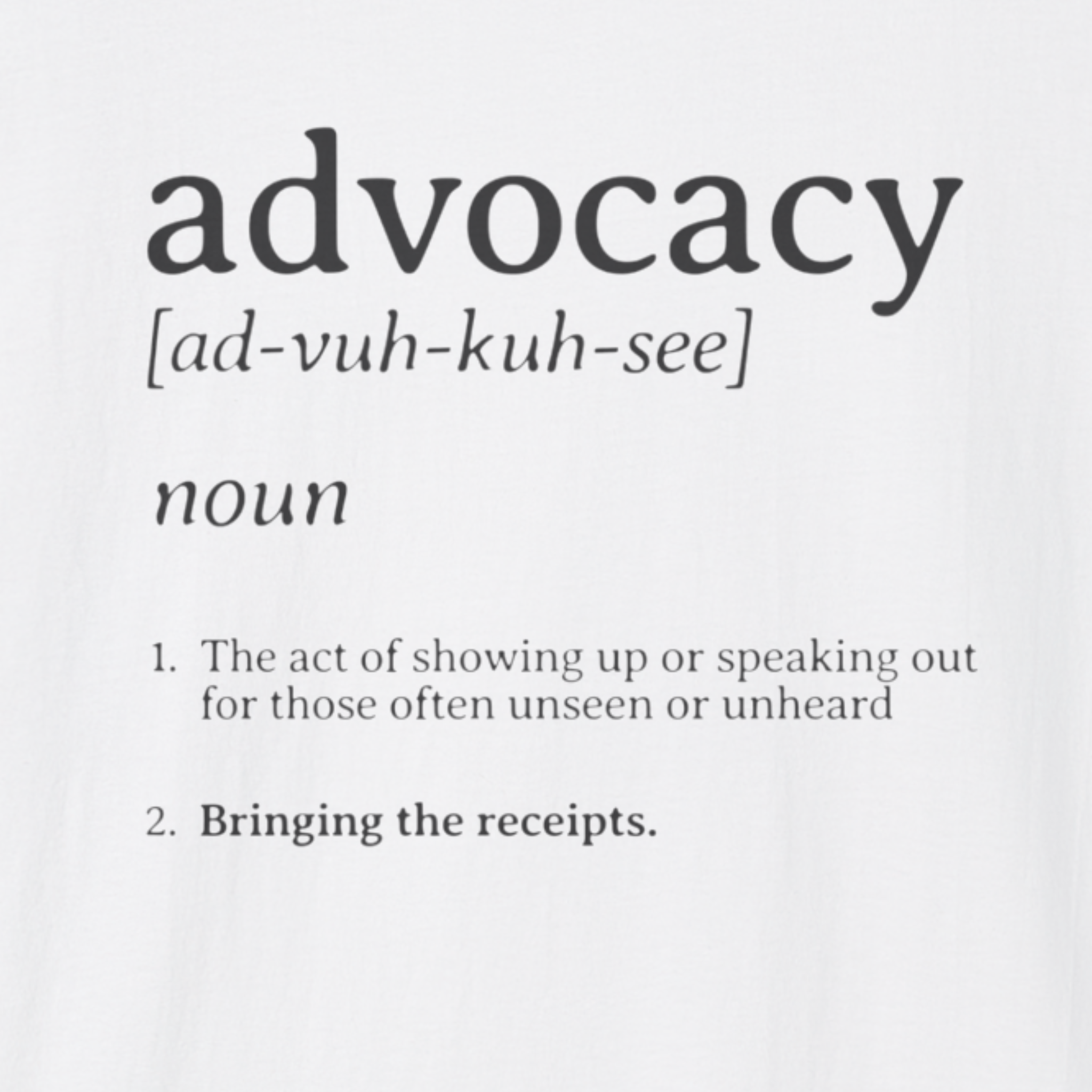 Autism T-Shirt By Daily Bloom Advocacy Definition Tee