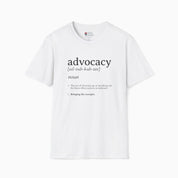Autism T-Shirt By Daily Bloom Advocacy Definition Tee White / S