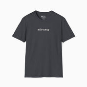 Autism T-Shirt By Daily Bloom Advocacy Statement Tag-Free Tee Dark Heather Grey / S