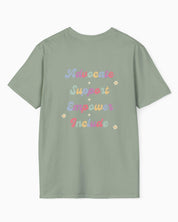 Autism T-Shirt By Daily Bloom Advocate Support Empower Include Tee w/ Back Print