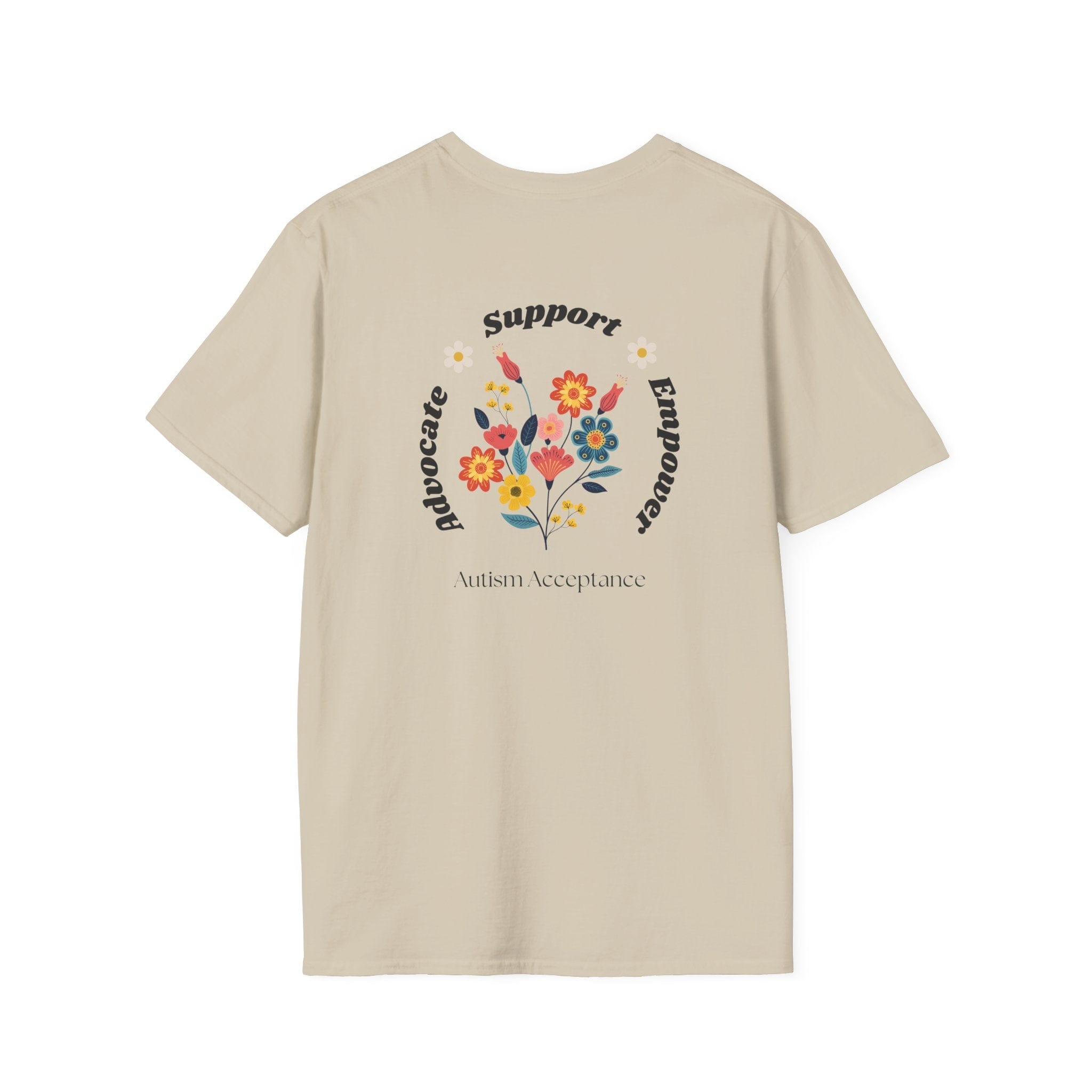 Autism T-Shirt - Advocate Support Empower Tee - The Joshua School - Daily Bloom