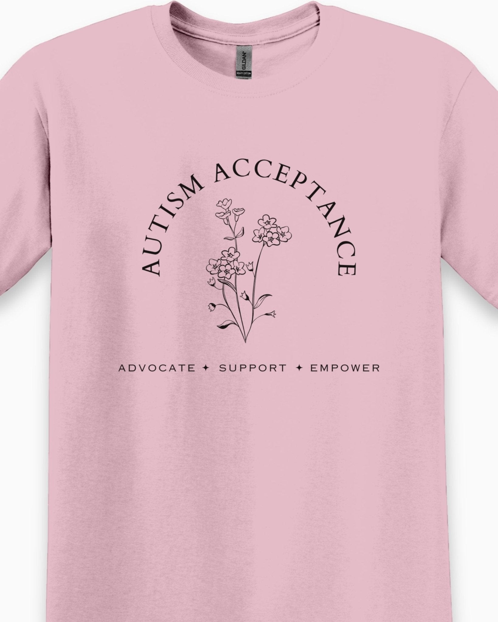 Autism T-Shirt - Autism Acceptance - Advocate Support Empower Tee - Daily Bloom