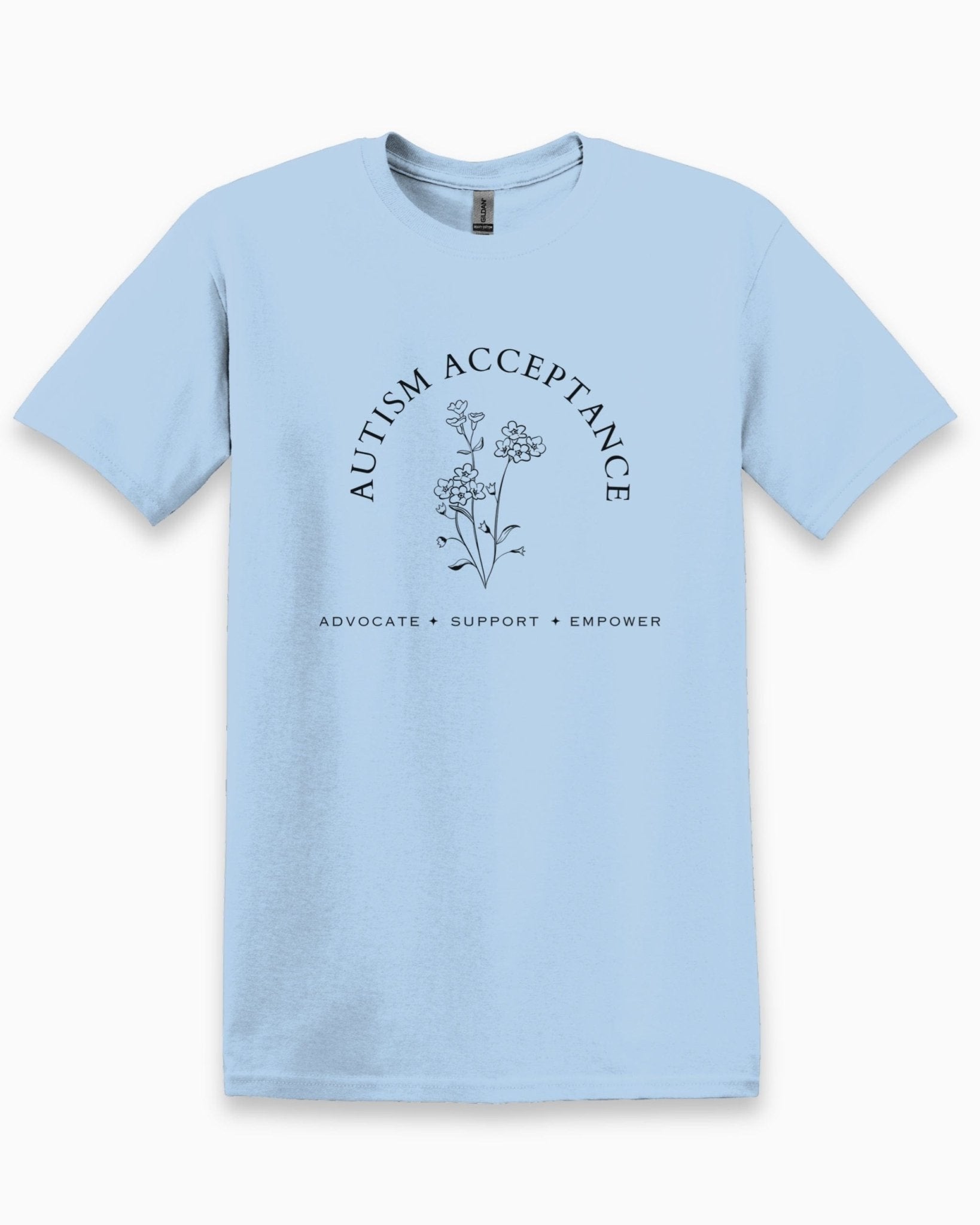 Autism T-Shirt - Autism Acceptance - Advocate Support Empower Tee - Daily Bloom