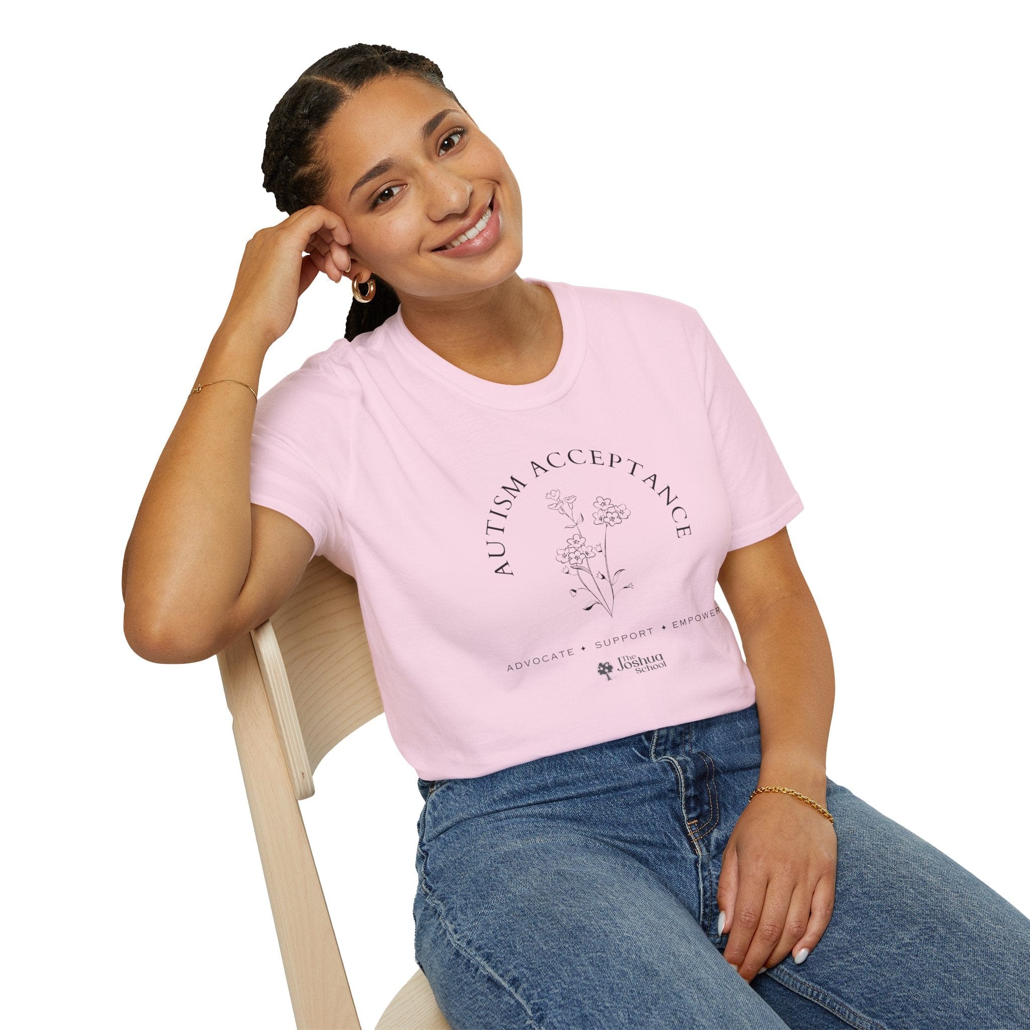 Autism T-Shirt - Autism Acceptance - Advocate Support Empower Tee - The Joshua School - Daily Bloom
