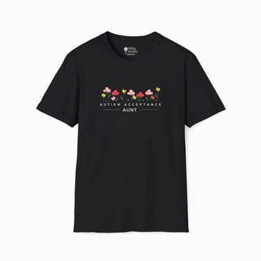 Autism T-Shirt - Autism Acceptance Aunt Tee - Daily Bloom