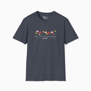 Autism T-Shirt By Daily Bloom Autism Acceptance Aunt Tee Heather Navy / S