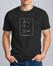 Autism Acceptance Box Tee-Neurodiversity, ADHD & Autism Awareness & Acceptance T-Shirt by Daily Bloom