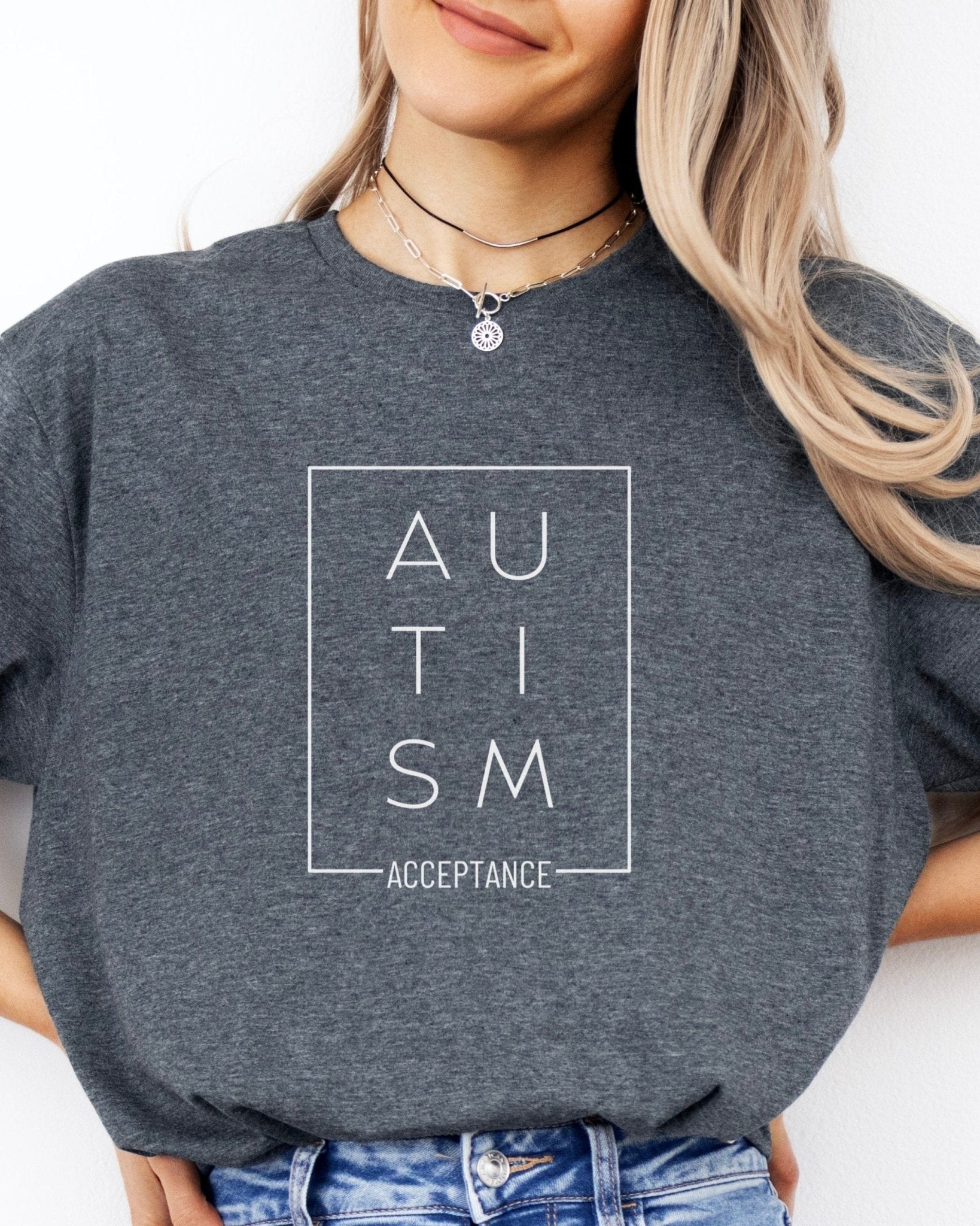 Autism T-Shirt - Autism Acceptance Box Tee - Daily Bloom
