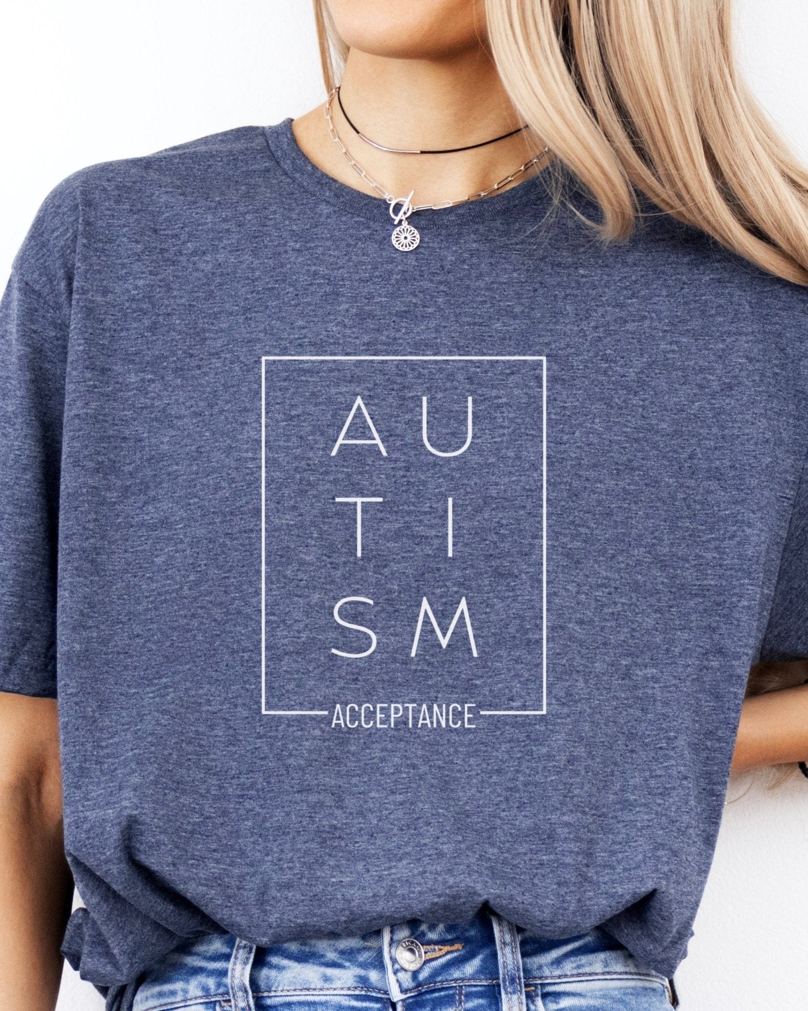 Autism T-Shirt - Autism Acceptance Box Tee - Daily Bloom