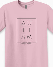 Autism Acceptance Box Tee-Neurodiversity, ADHD & Autism Awareness & Acceptance T-Shirt by Daily Bloom