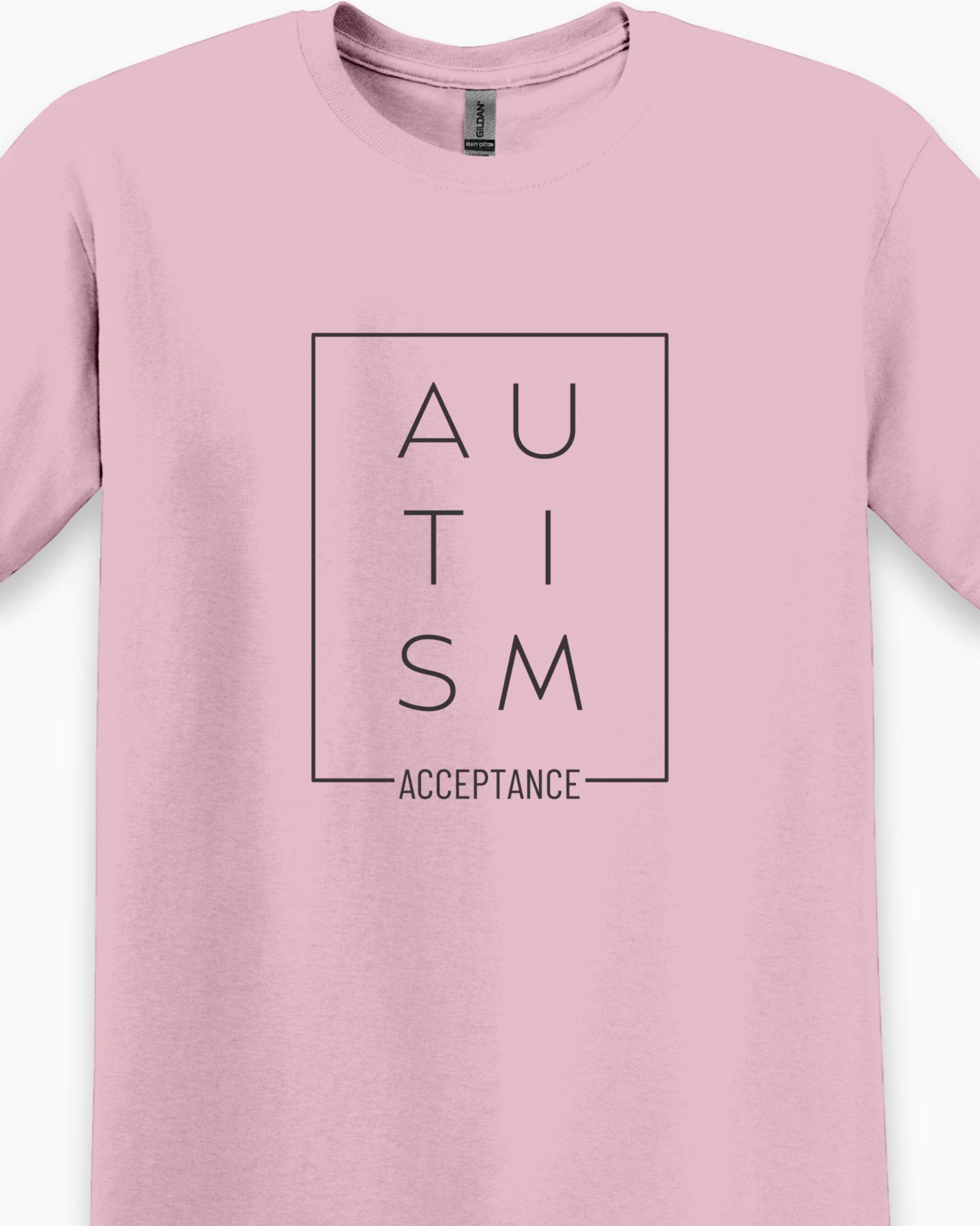 Autism Acceptance Box Tee-Neurodiversity, ADHD & Autism Awareness & Acceptance T-Shirt by Daily Bloom