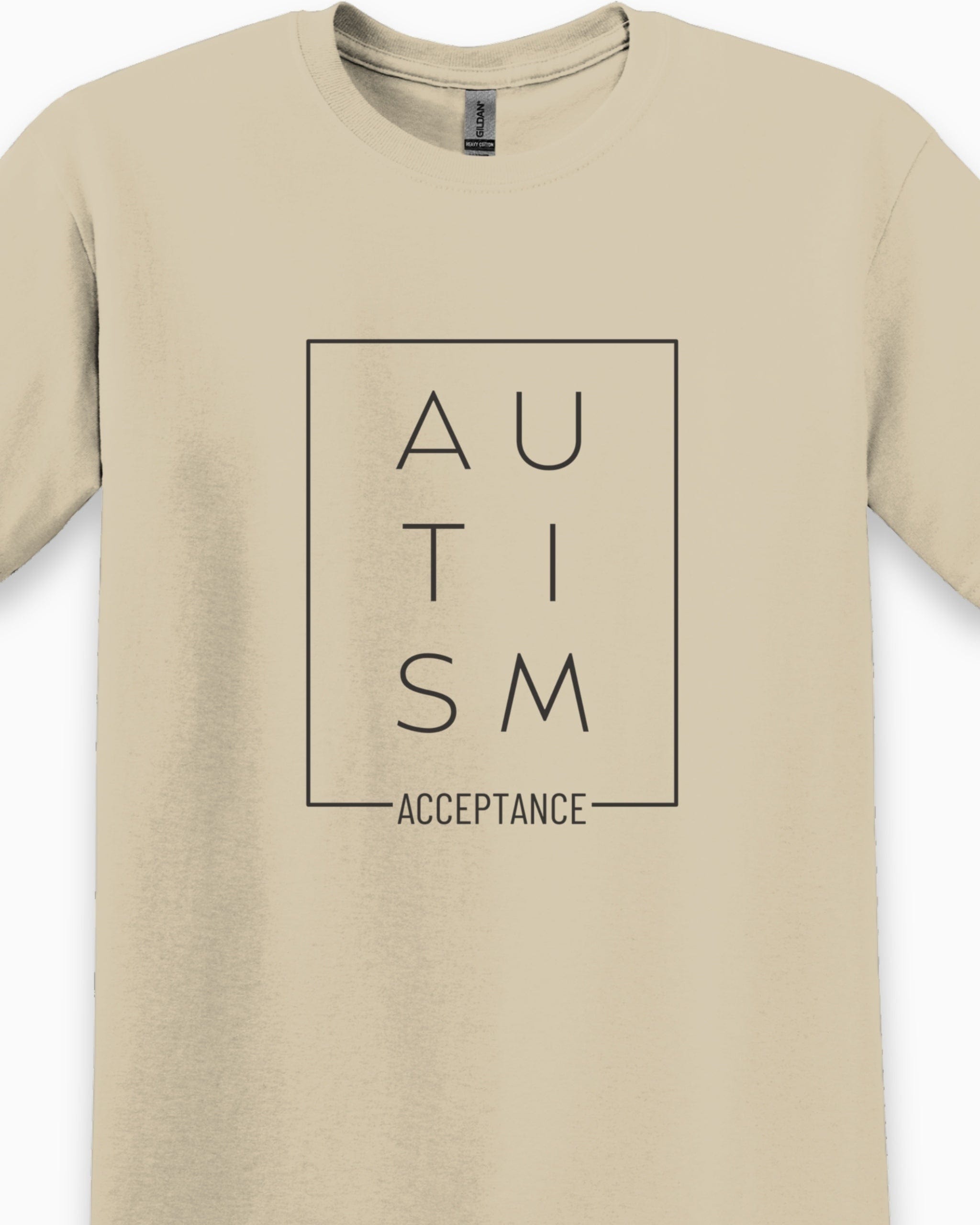 Autism Acceptance Box Tee-Neurodiversity, ADHD & Autism Awareness & Acceptance T-Shirt by Daily Bloom