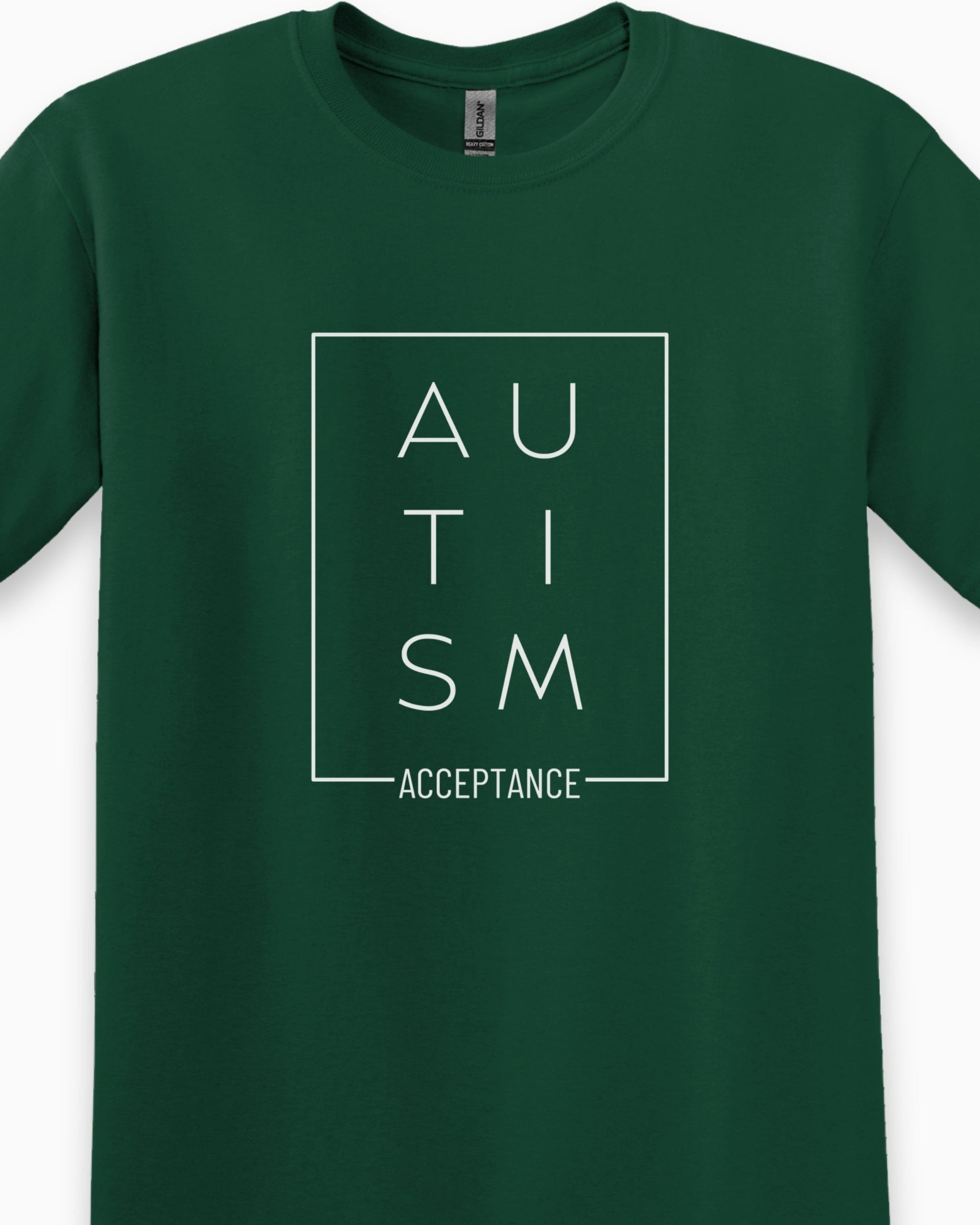 Autism Acceptance Box Tee-Neurodiversity, ADHD & Autism Awareness & Acceptance T-Shirt by Daily Bloom