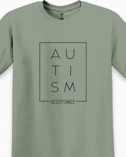 Autism Acceptance Box Tee-Neurodiversity, ADHD & Autism Awareness & Acceptance T-Shirt by Daily Bloom