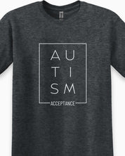 Autism Acceptance Box Tee-Neurodiversity, ADHD & Autism Awareness & Acceptance T-Shirt by Daily Bloom