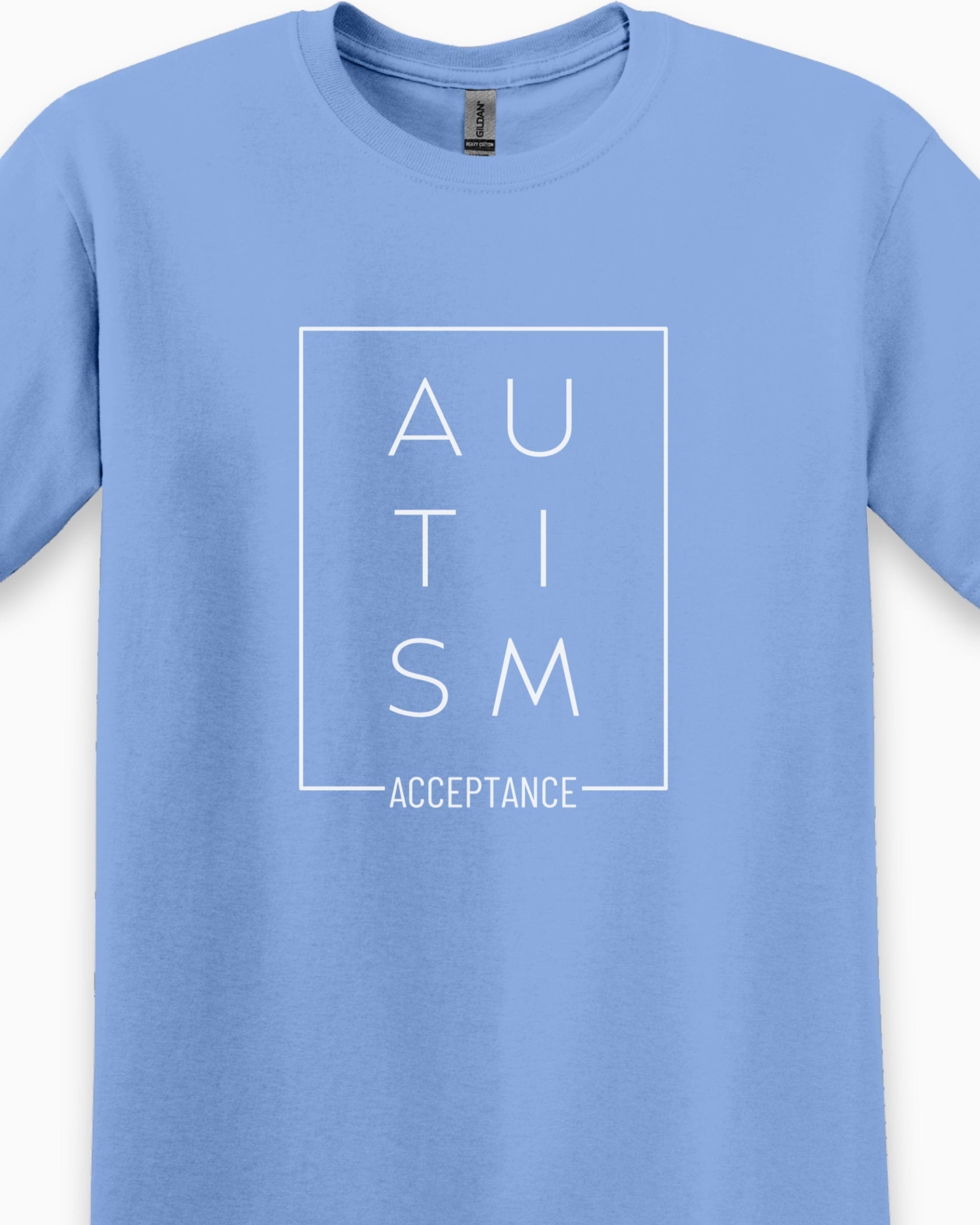 Autism Acceptance Box Tee-Neurodiversity, ADHD & Autism Awareness & Acceptance T-Shirt by Daily Bloom