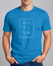 Autism Acceptance Box Tee-Neurodiversity, ADHD & Autism Awareness & Acceptance T-Shirt by Daily Bloom