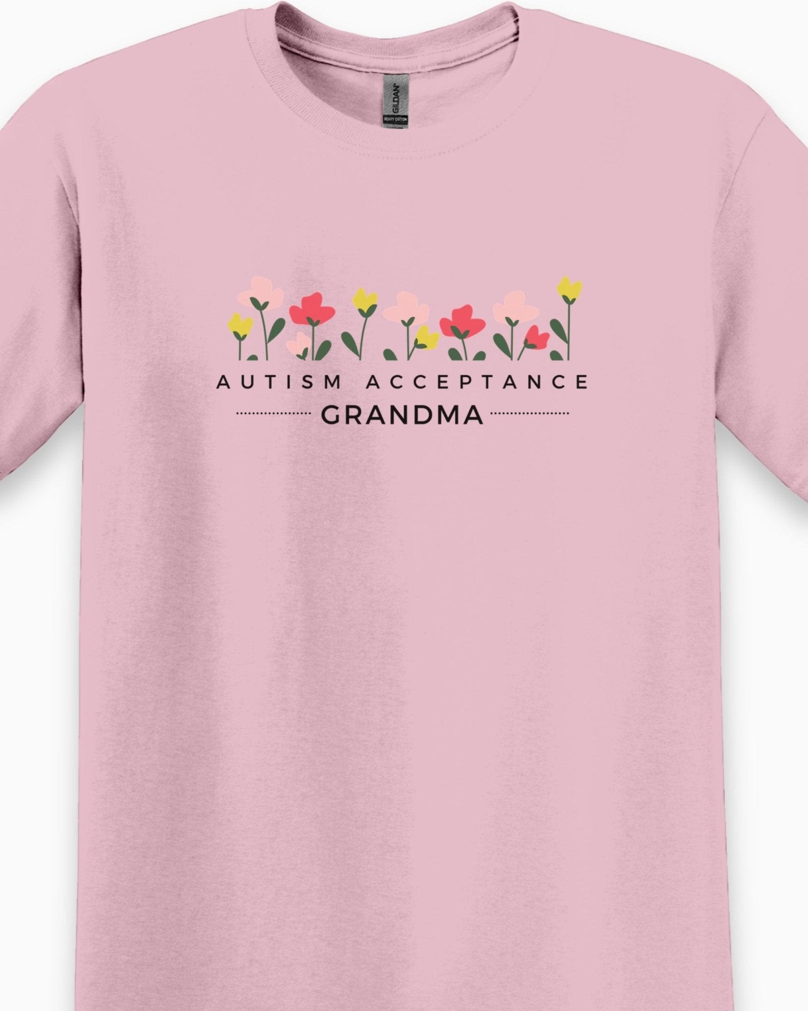 Autism T-Shirt - Autism Acceptance Grandma Tee - Daily Bloom