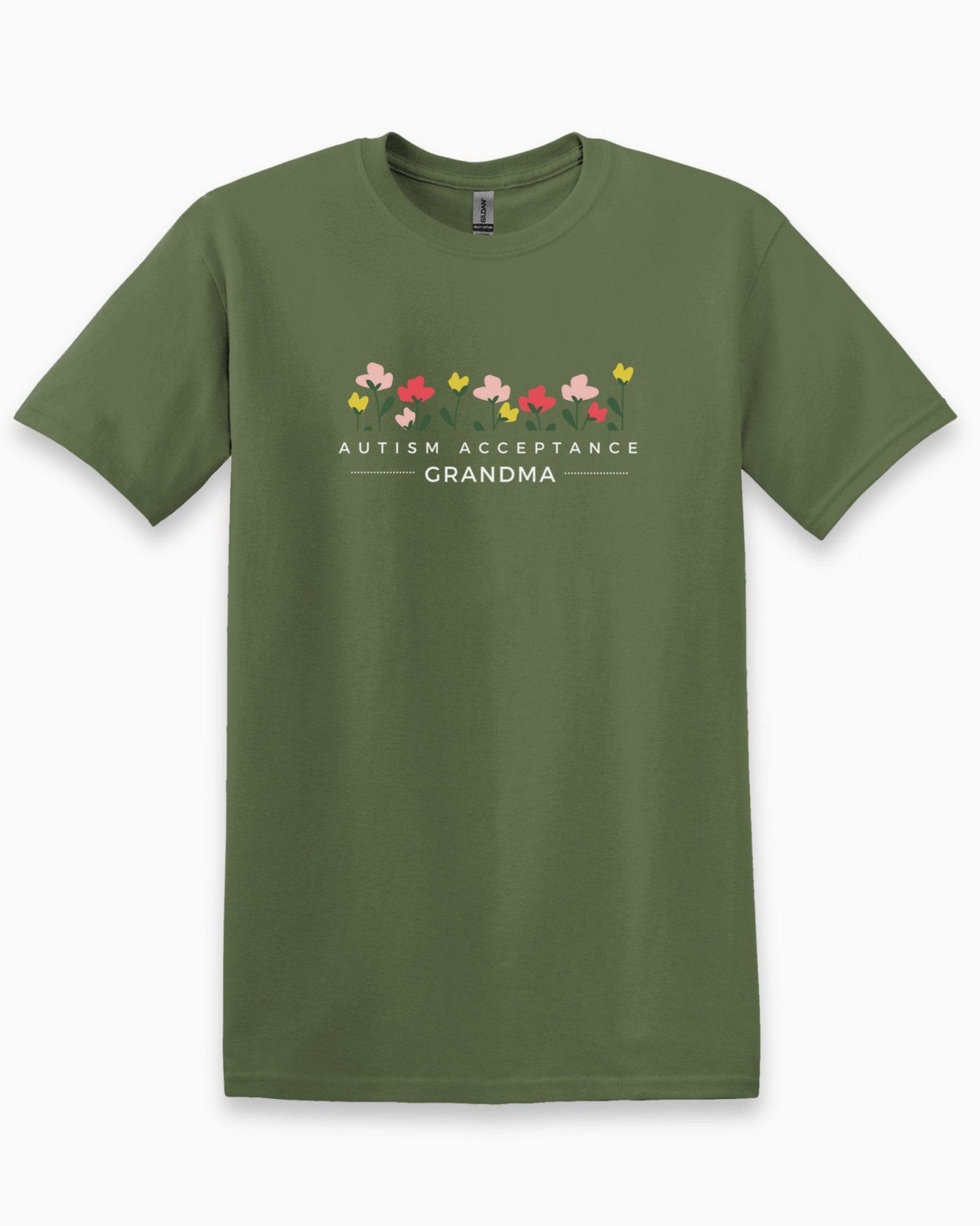 Autism T-Shirt - Autism Acceptance Grandma Tee - Daily Bloom