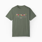 Autism T-Shirt By Daily Bloom Autism Acceptance Mom Comfort Colors Tee Moss / S