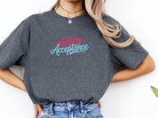 Autism Acceptance Script Tee-Neurodiversity, ADHD & Autism Awareness & Acceptance T-Shirt by Daily Bloom