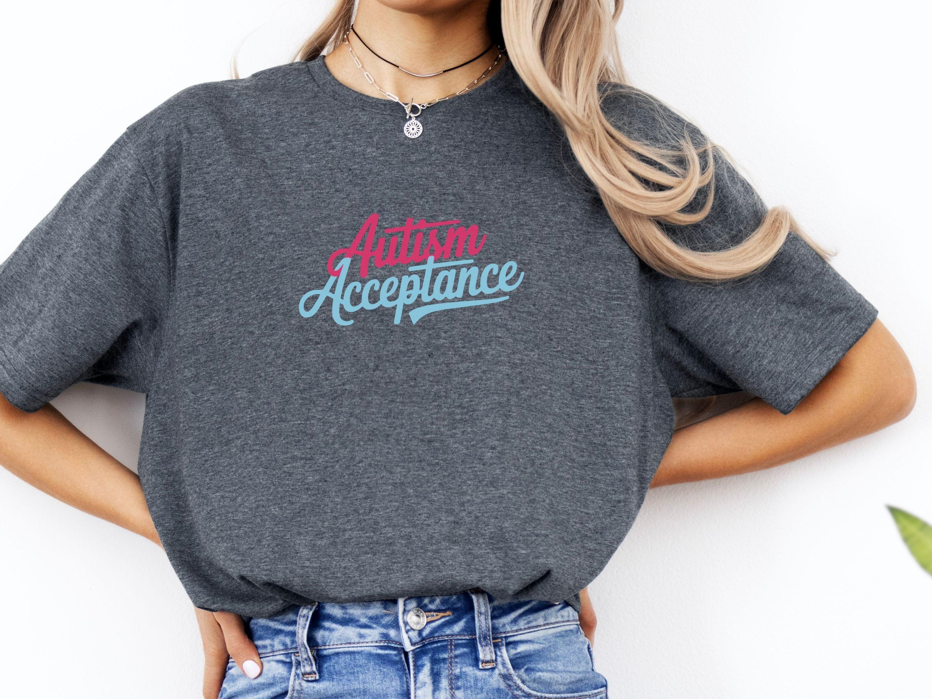 Autism Acceptance Script Tee-Neurodiversity, ADHD & Autism Awareness & Acceptance T-Shirt by Daily Bloom