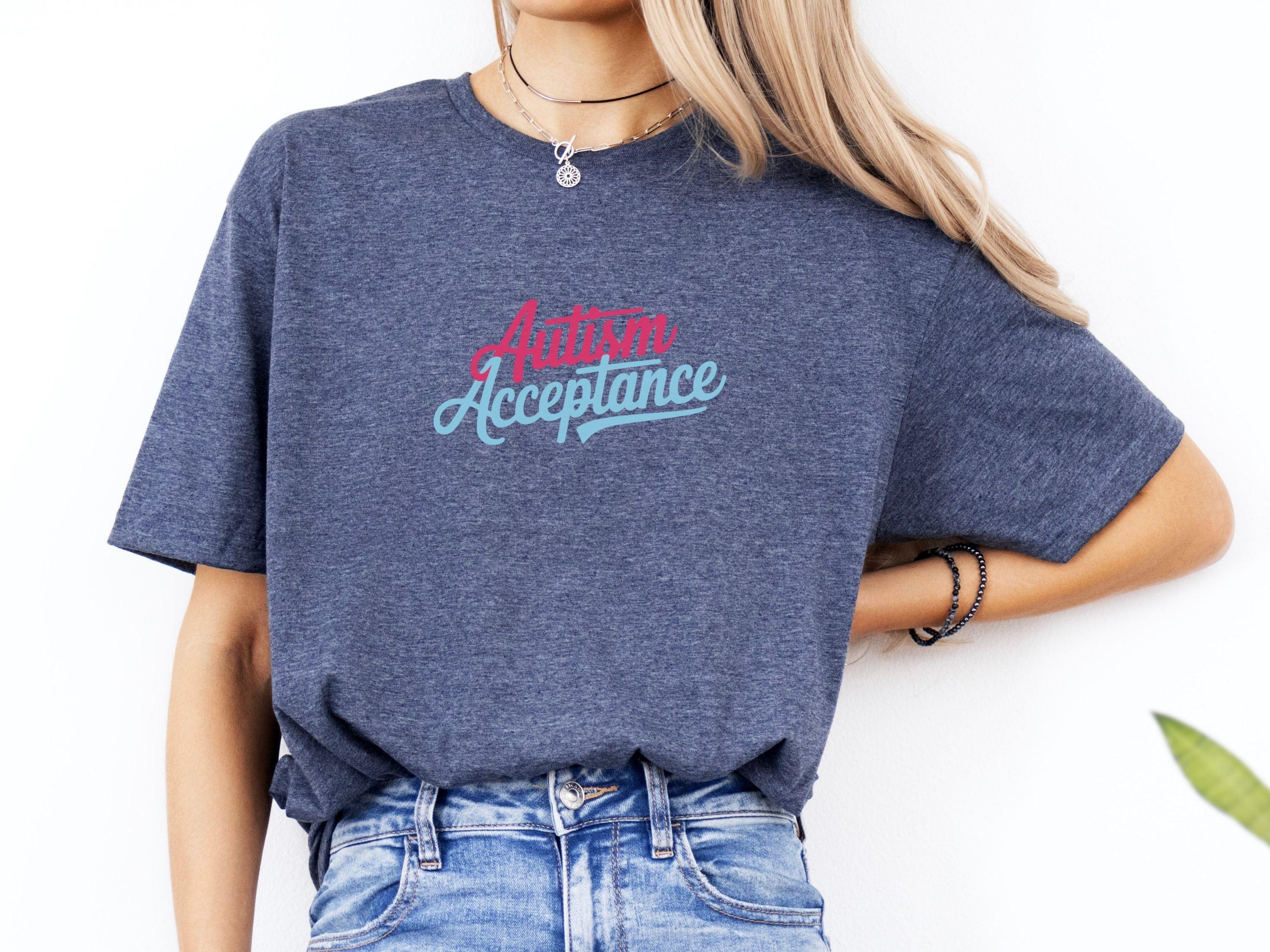Autism Acceptance Script Tee-Neurodiversity, ADHD & Autism Awareness & Acceptance T-Shirt by Daily Bloom