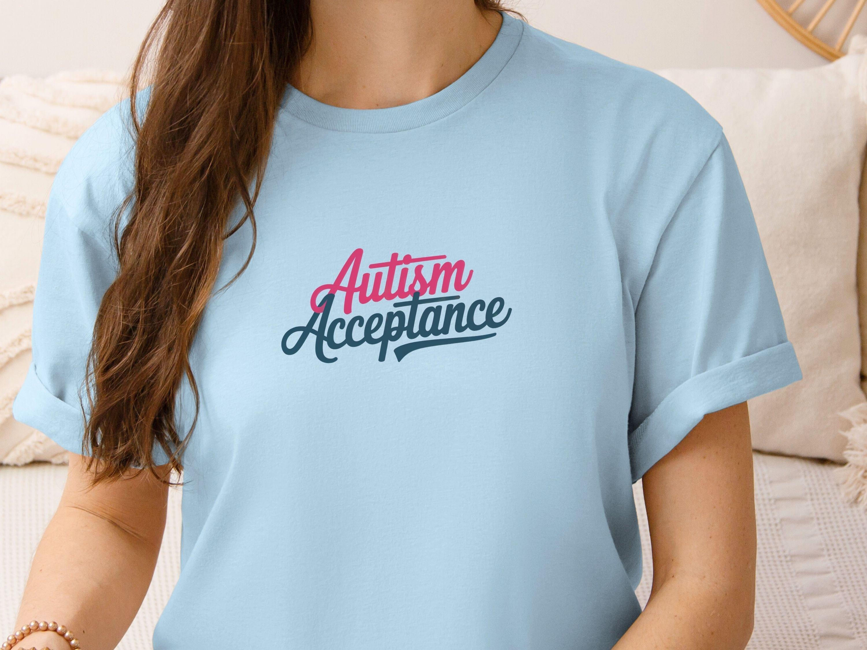 Autism Acceptance Script Tee-Neurodiversity, ADHD & Autism Awareness & Acceptance T-Shirt by Daily Bloom
