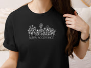 Autism Acceptance Wildflowers Tee-Neurodiversity, ADHD & Autism Awareness & Acceptance T-Shirt by Daily Bloom