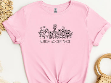 Autism T-Shirt - Autism Acceptance Wildflowers Tee - Daily Bloom
