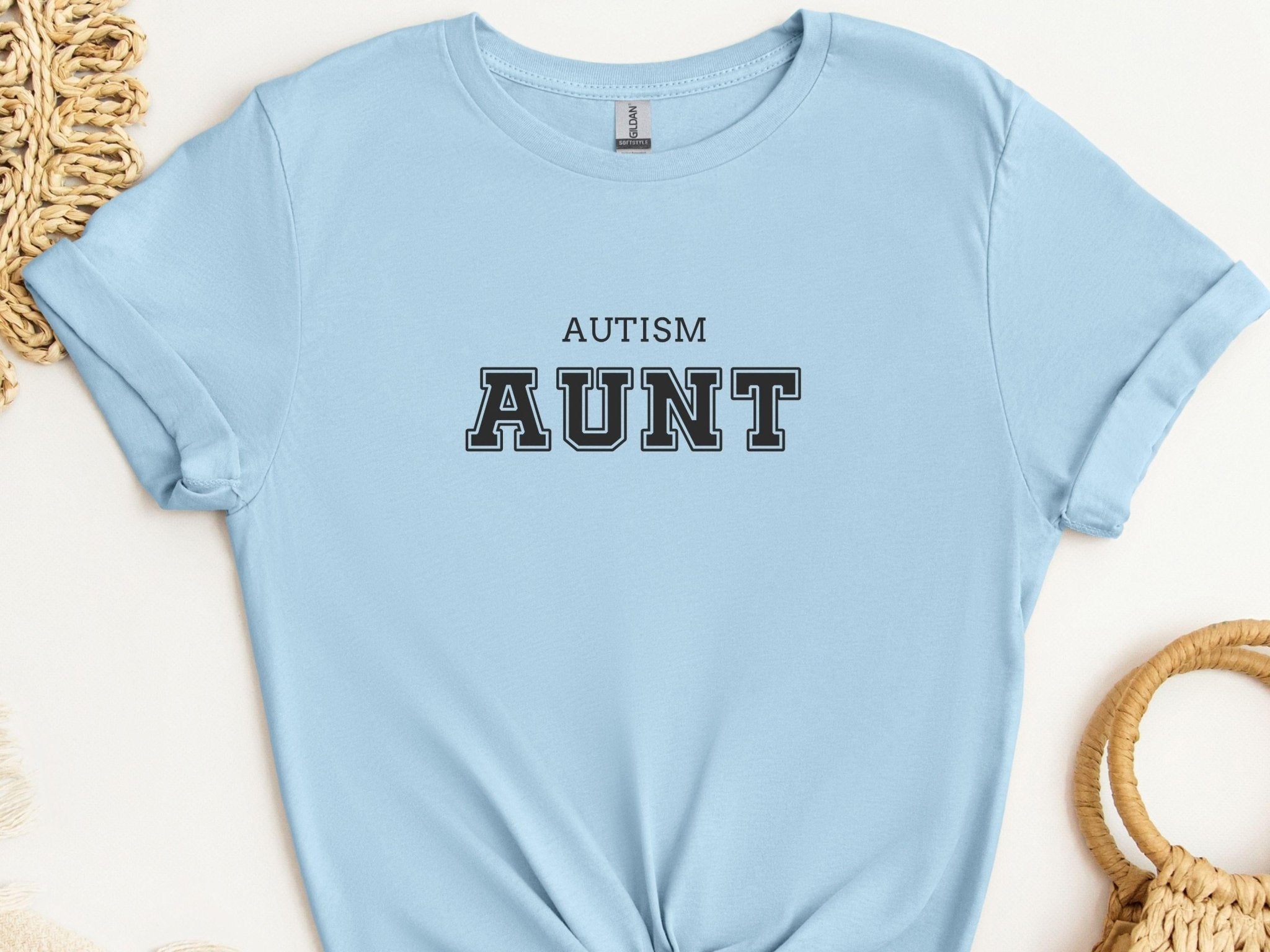 Autism T-Shirt - Autism Aunt College Tee - Daily Bloom