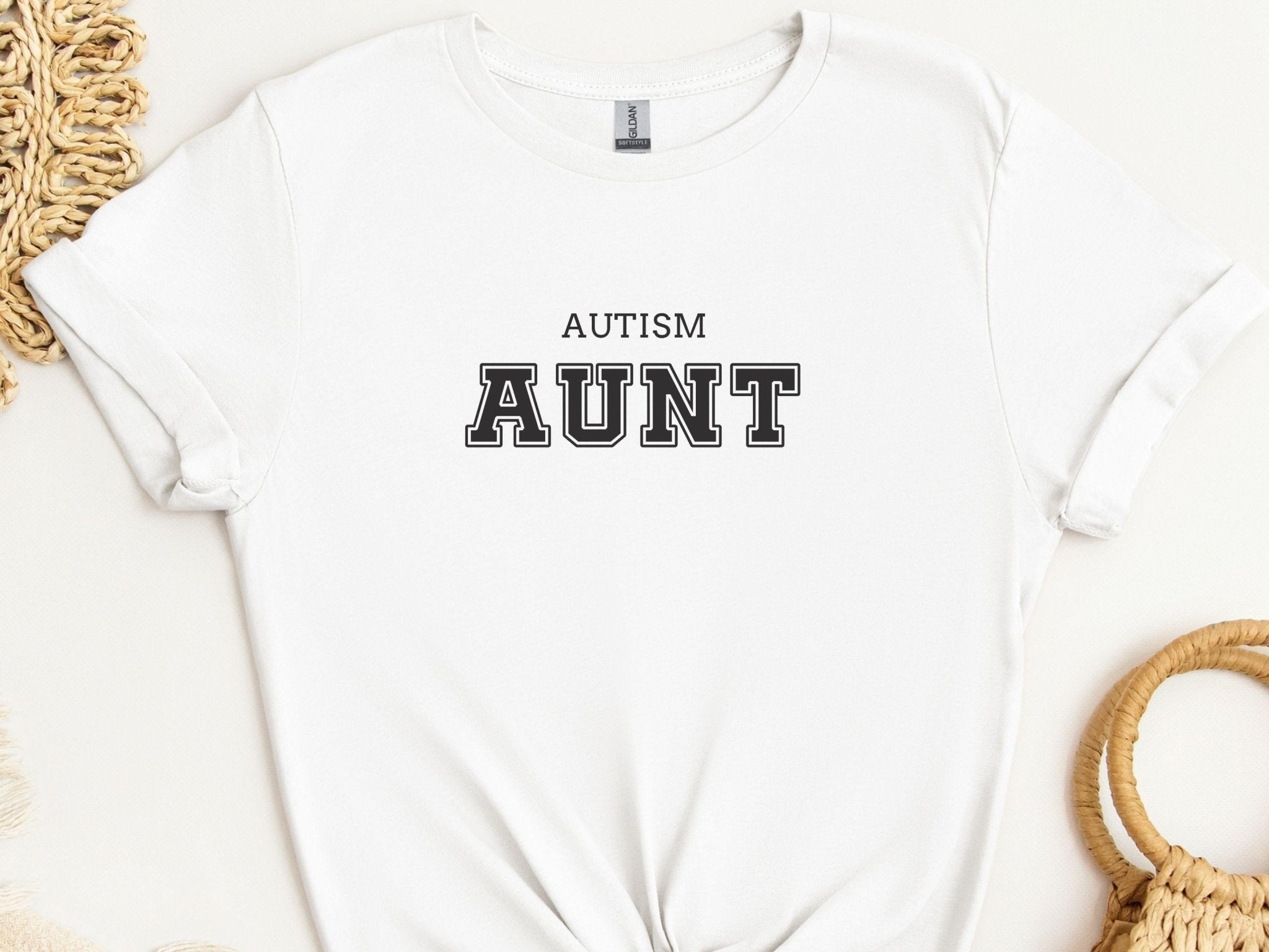 Autism T-Shirt - Autism Aunt College Tee - Daily Bloom