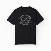 Autism T-Shirt By Daily Bloom Autism Awareness 2025 - Celebrate Differences Comfort Colors T-Shirt Black / S