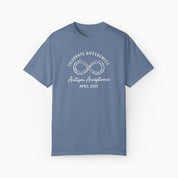 Autism T-Shirt By Daily Bloom Autism Awareness 2025 - Celebrate Differences Comfort Colors T-Shirt Blue Jean / S