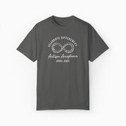 Autism T-Shirt By Daily Bloom Autism Awareness 2025 - Celebrate Differences Comfort Colors T-Shirt Pepper / S