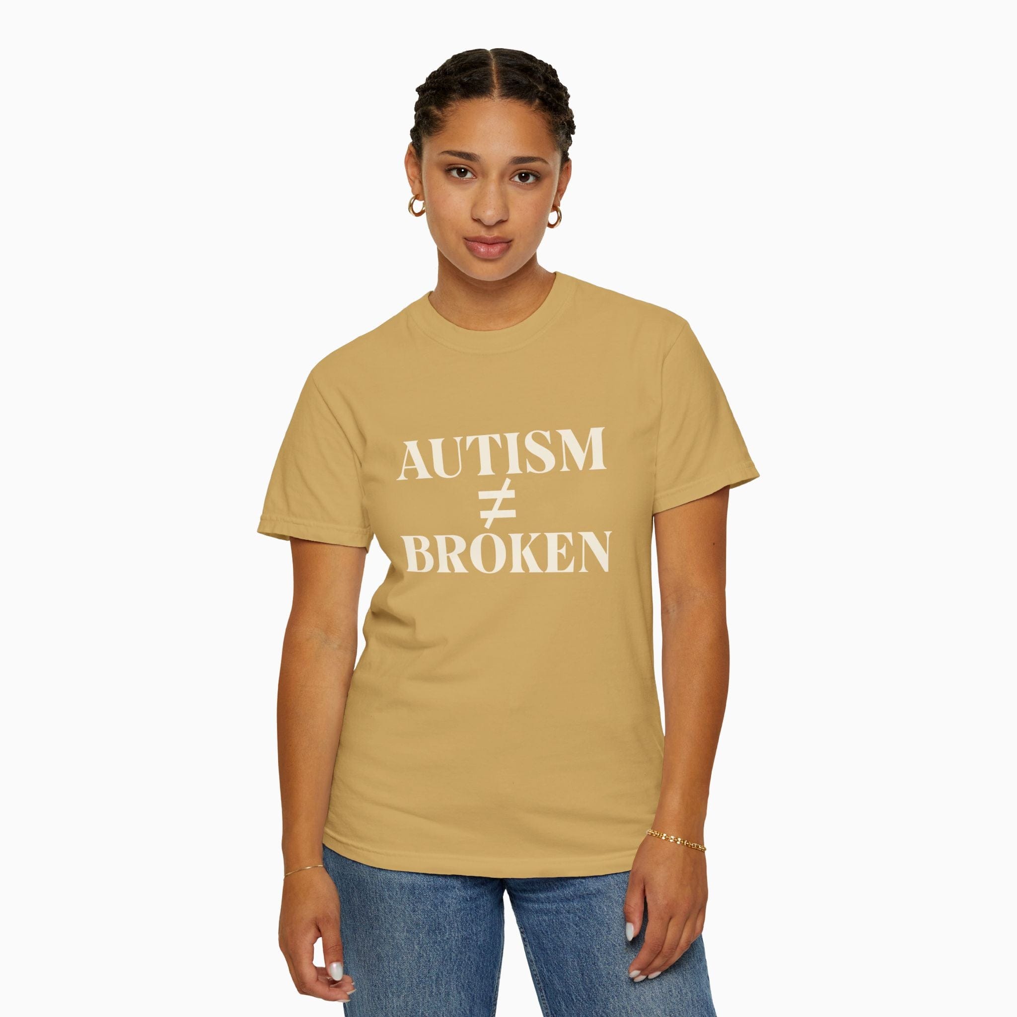 Autism T-Shirt By Daily Bloom Autism ≠ Broken Comfort Colors Tee