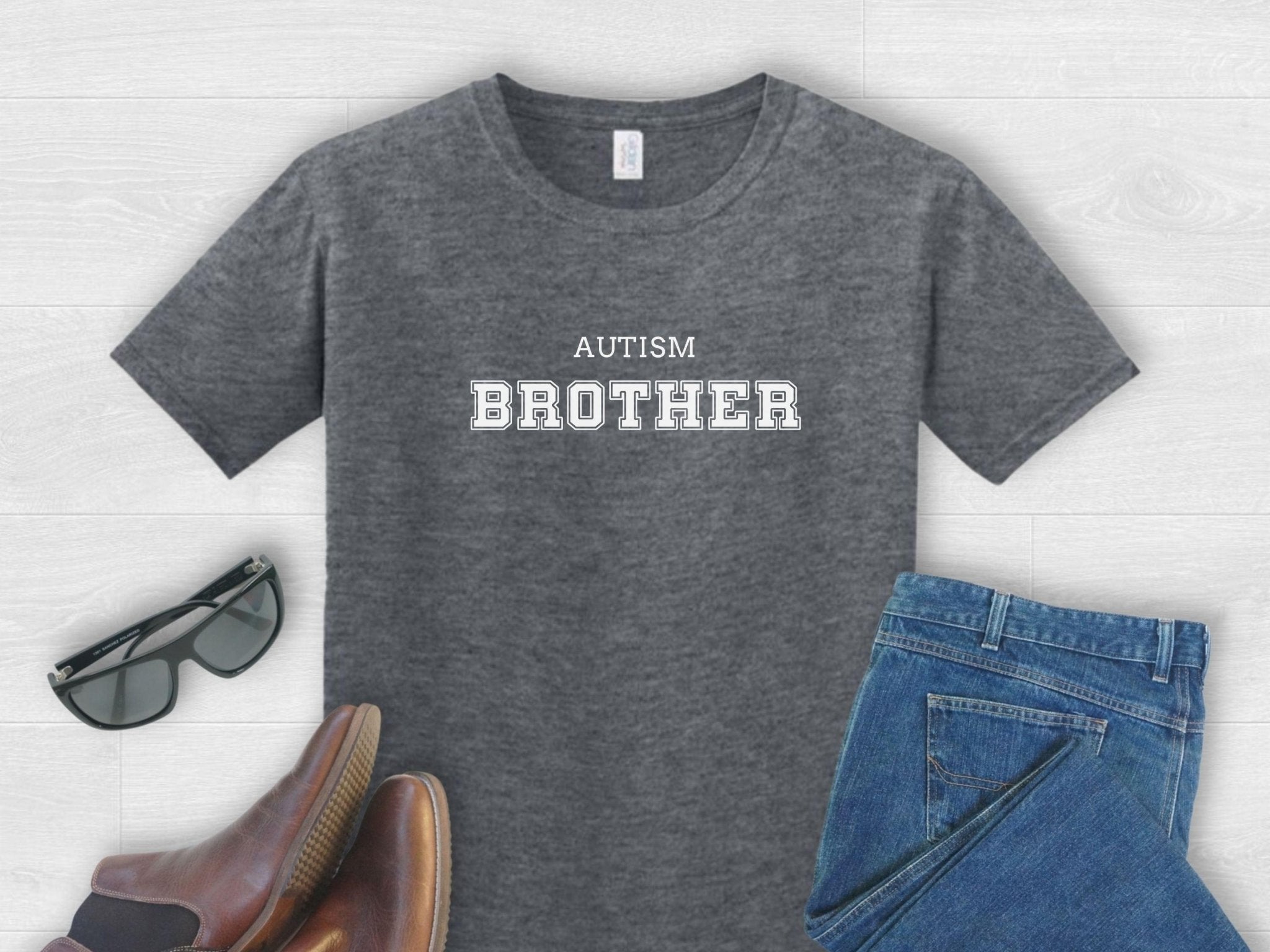 Autism T-Shirt - Autism Brother College Tee - Daily Bloom