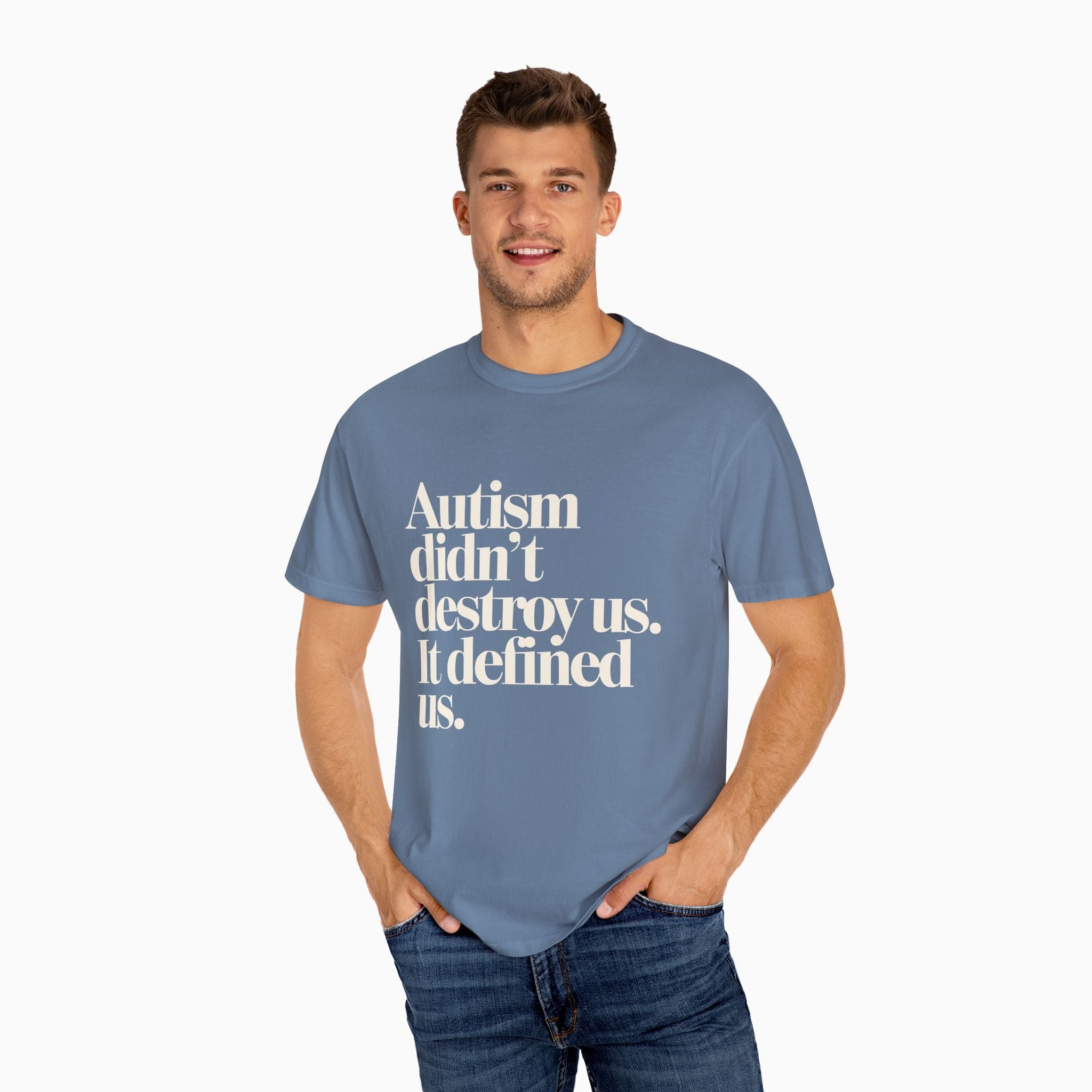 Autism T-Shirt By Daily Bloom Autism Didn't Destroy Us Comfort Colors Tee