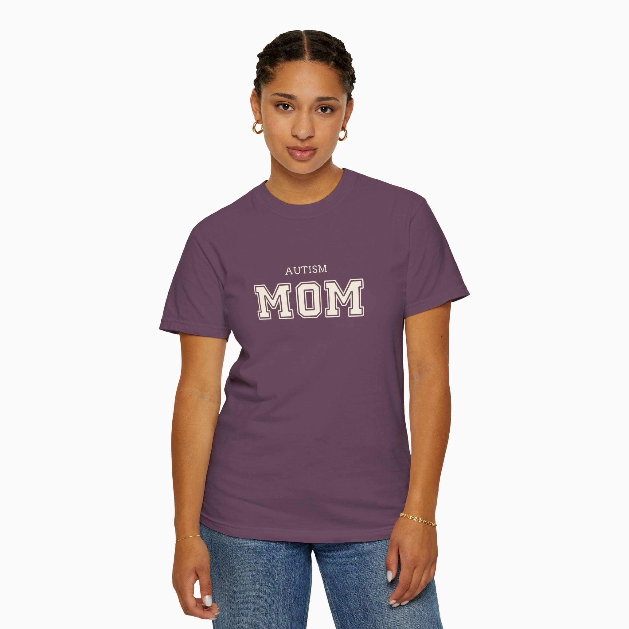 Autism T-Shirt By Daily Bloom Autism Mom College Comfort Colors Tee