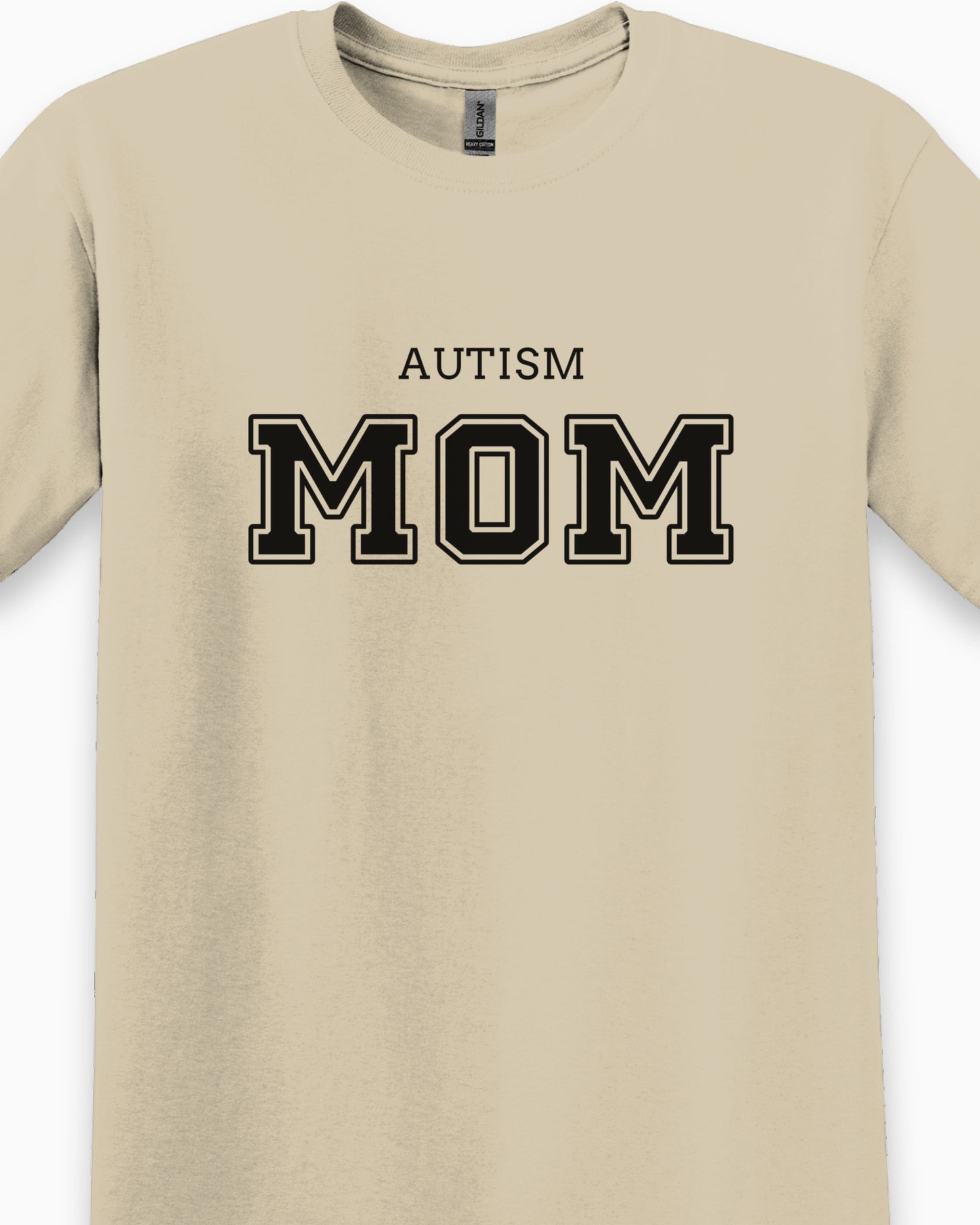 Autism Mom College Tee-Neurodiversity, ADHD & Autism Awareness & Acceptance T-Shirt by Daily Bloom