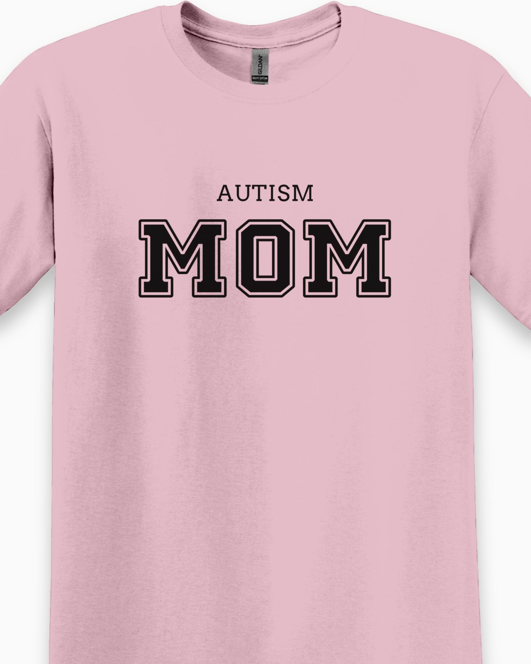 Autism Mom College Tee-Neurodiversity, ADHD & Autism Awareness & Acceptance T-Shirt by Daily Bloom