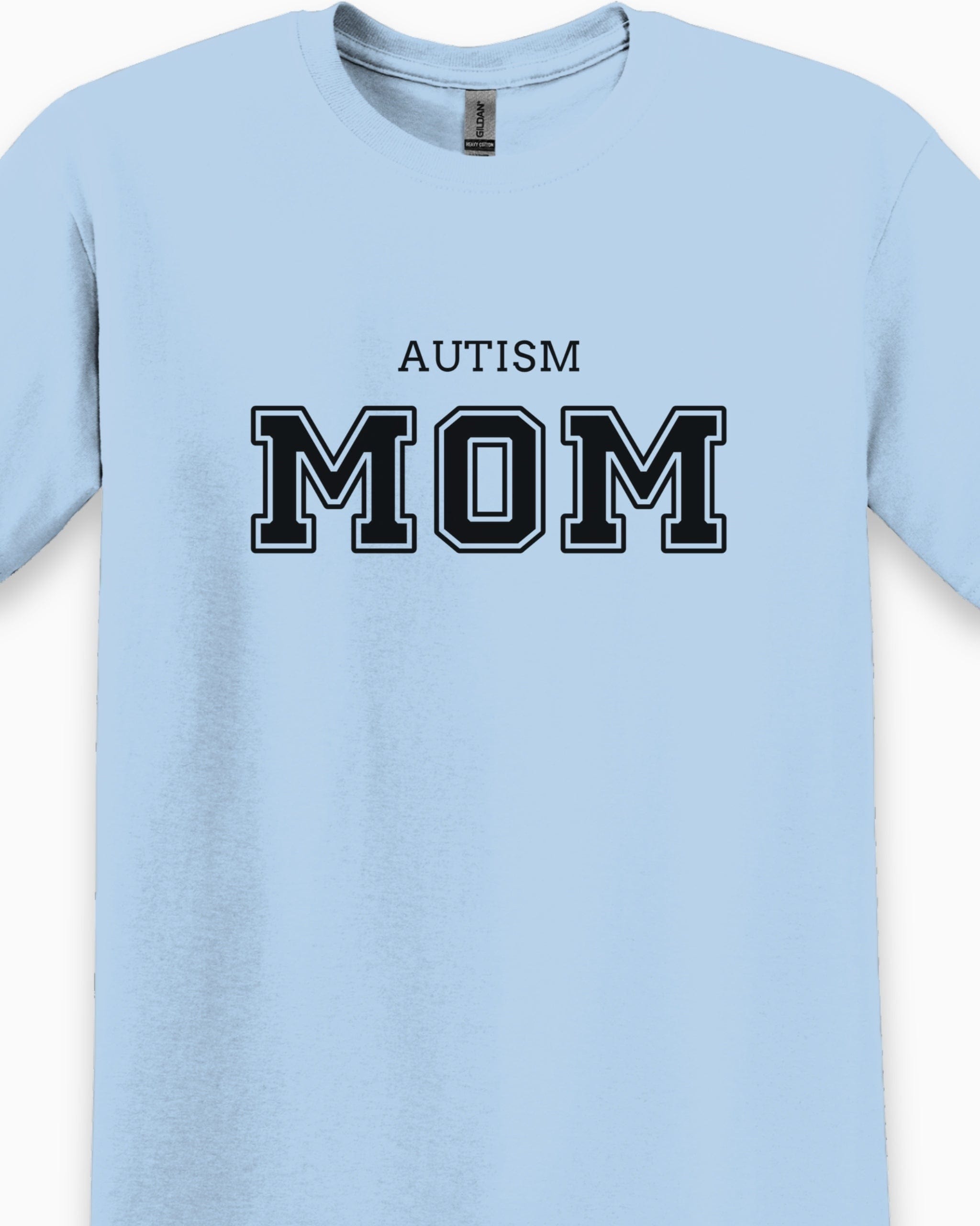 Autism Mom College Tee-Neurodiversity, ADHD & Autism Awareness & Acceptance T-Shirt by Daily Bloom