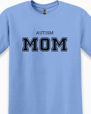 Autism Mom College Tee-Neurodiversity, ADHD & Autism Awareness & Acceptance T-Shirt by Daily Bloom