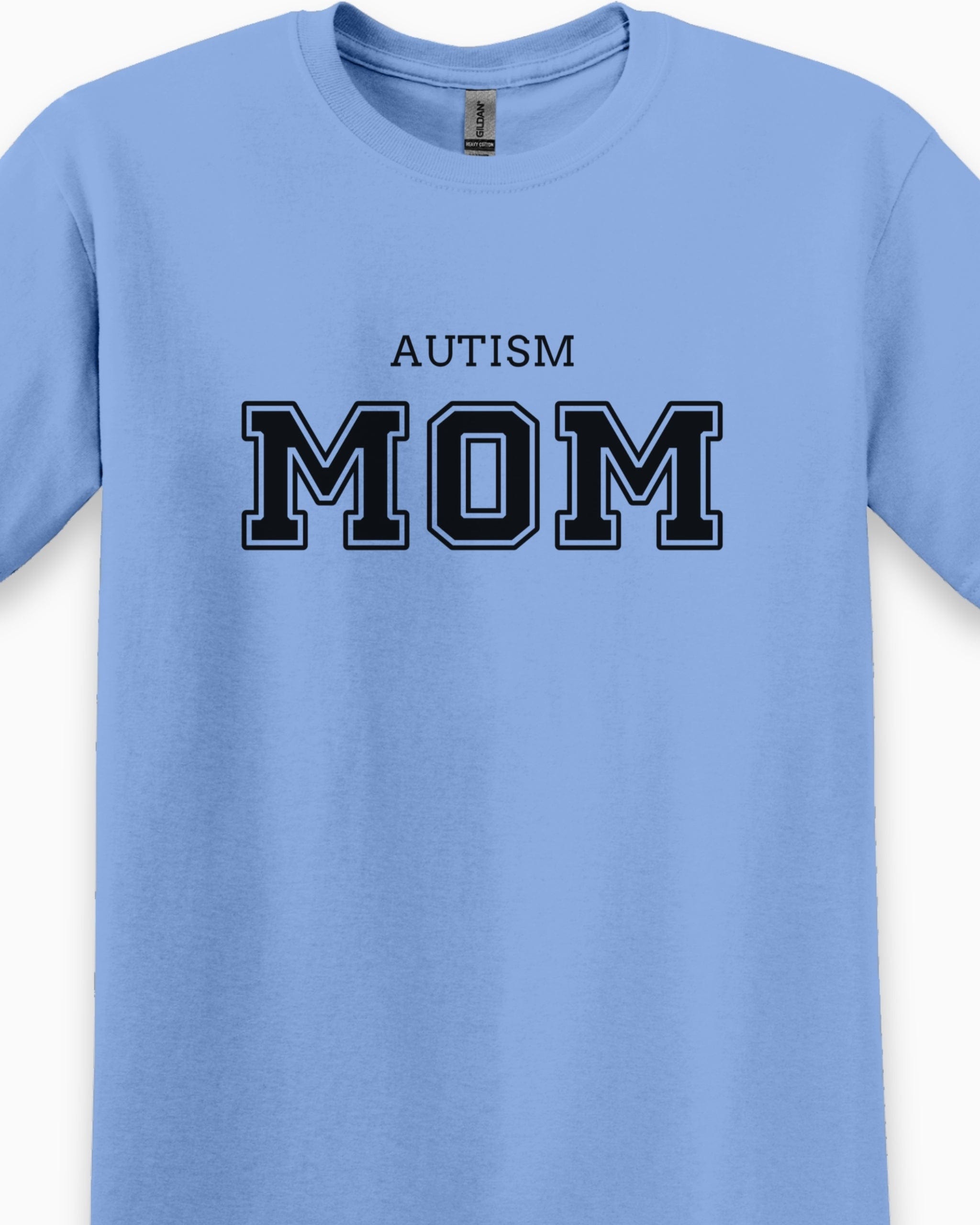 Autism Mom College Tee-Neurodiversity, ADHD & Autism Awareness & Acceptance T-Shirt by Daily Bloom