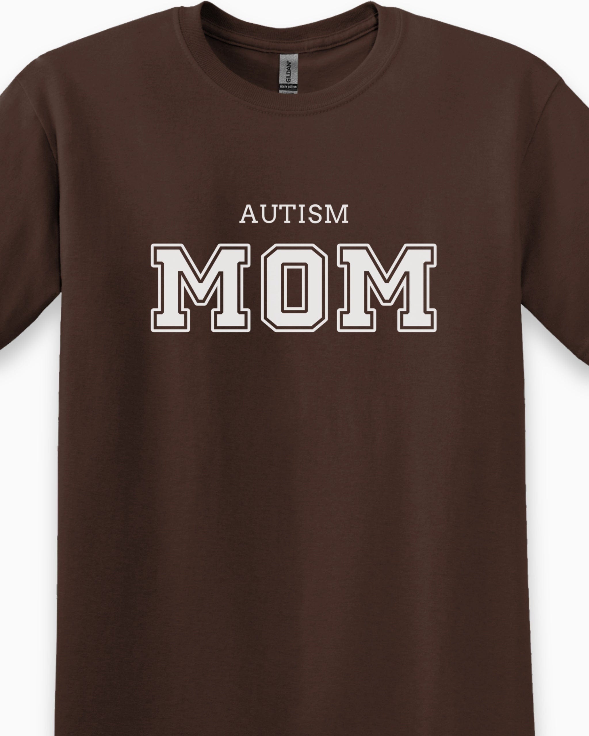 Autism Mom College Tee-Neurodiversity, ADHD & Autism Awareness & Acceptance T-Shirt by Daily Bloom
