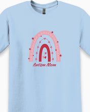 Autism Mom Rainbow Tee-Neurodiversity, ADHD & Autism Awareness & Acceptance T-Shirt by Daily Bloom